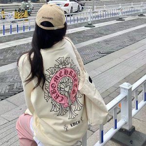 Chrome Heartspink horseshoe hoodie
